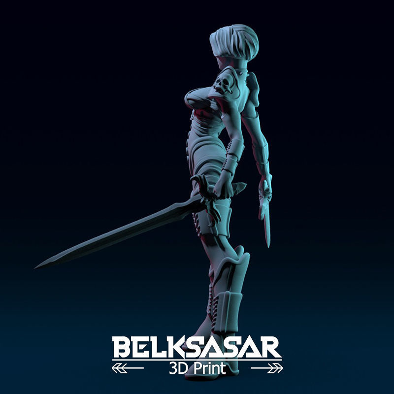 Female Guardian Vampire 3D print model_3