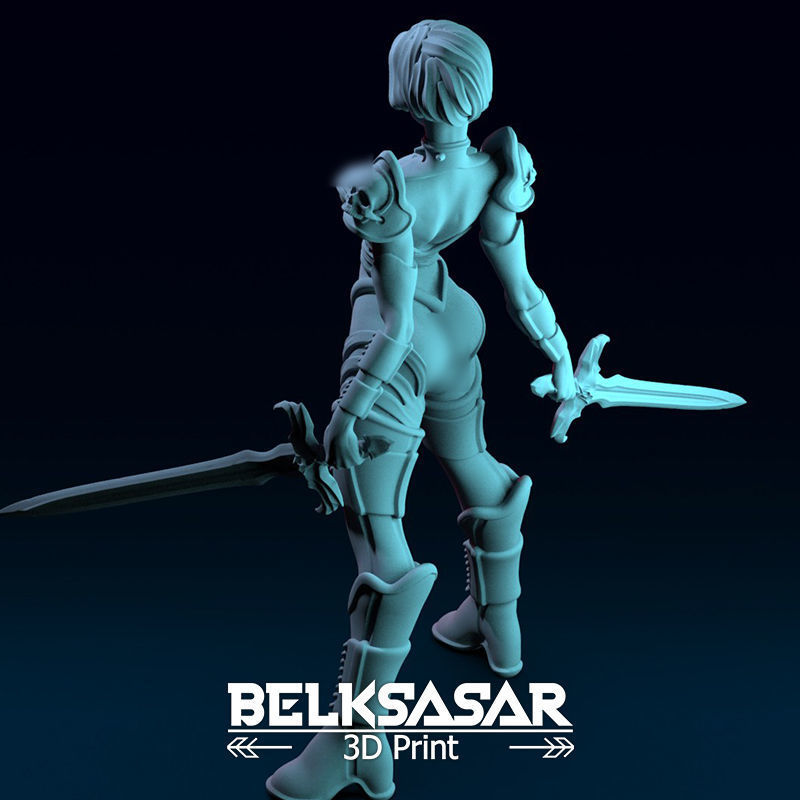 Female Guardian Vampire Normal and Nude 3D print model_33