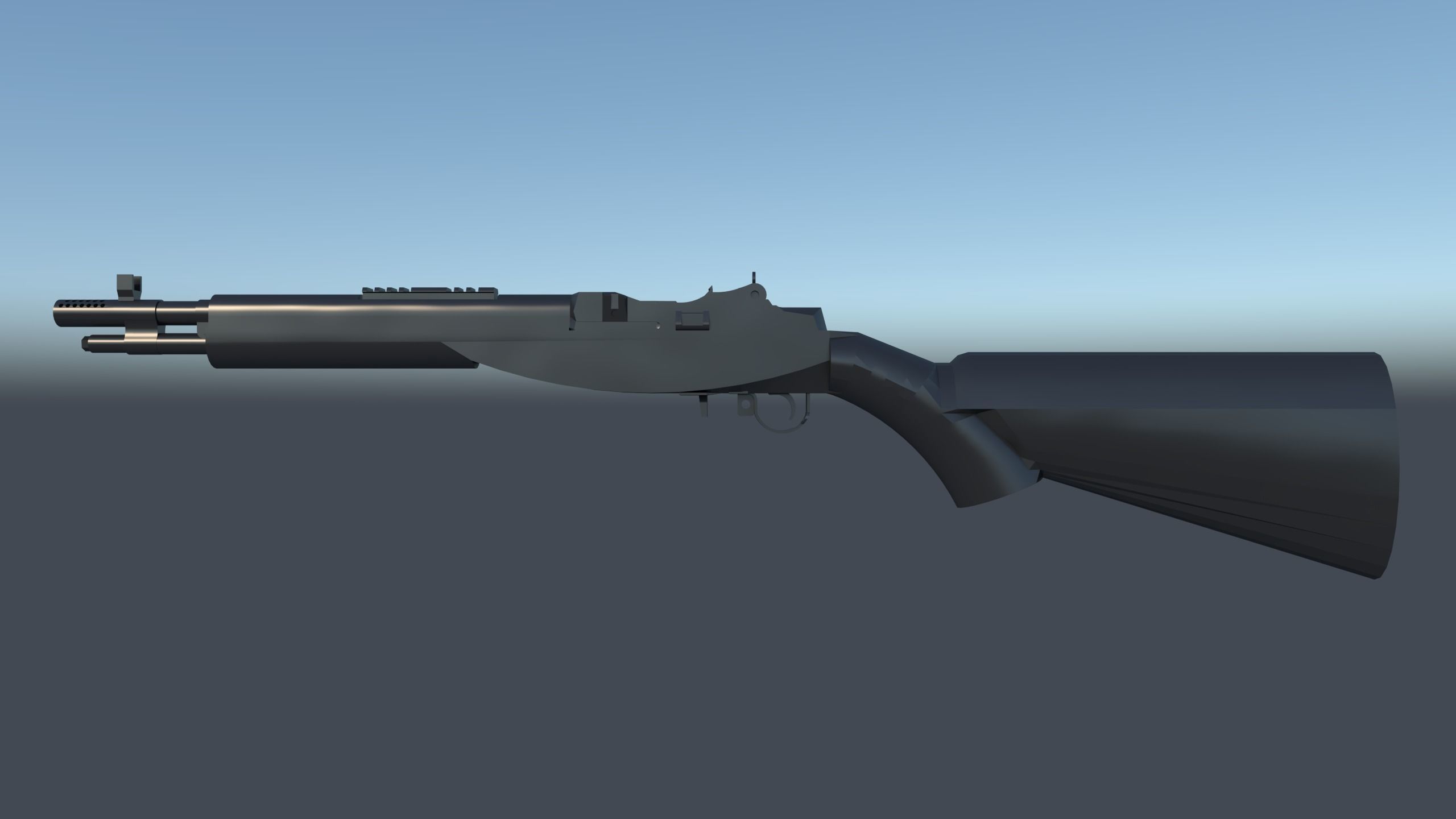 IC-14 shotgun 3D model_1