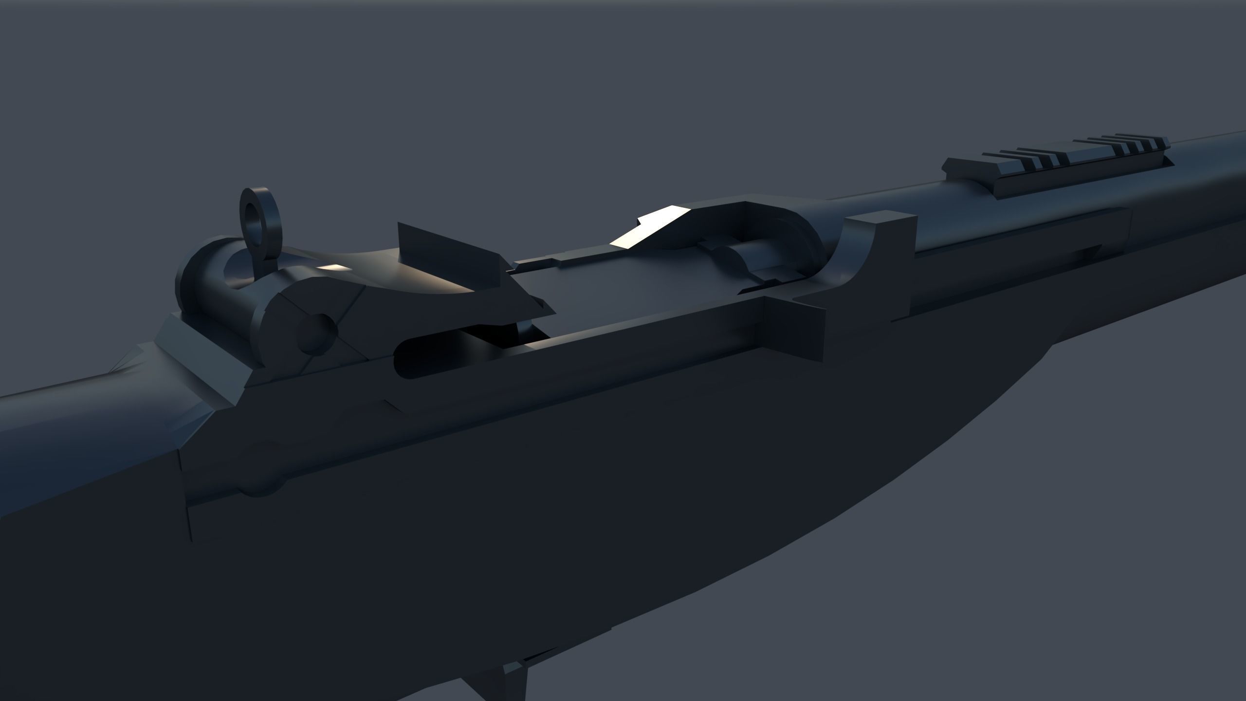 IC-14 shotgun 3D model_2