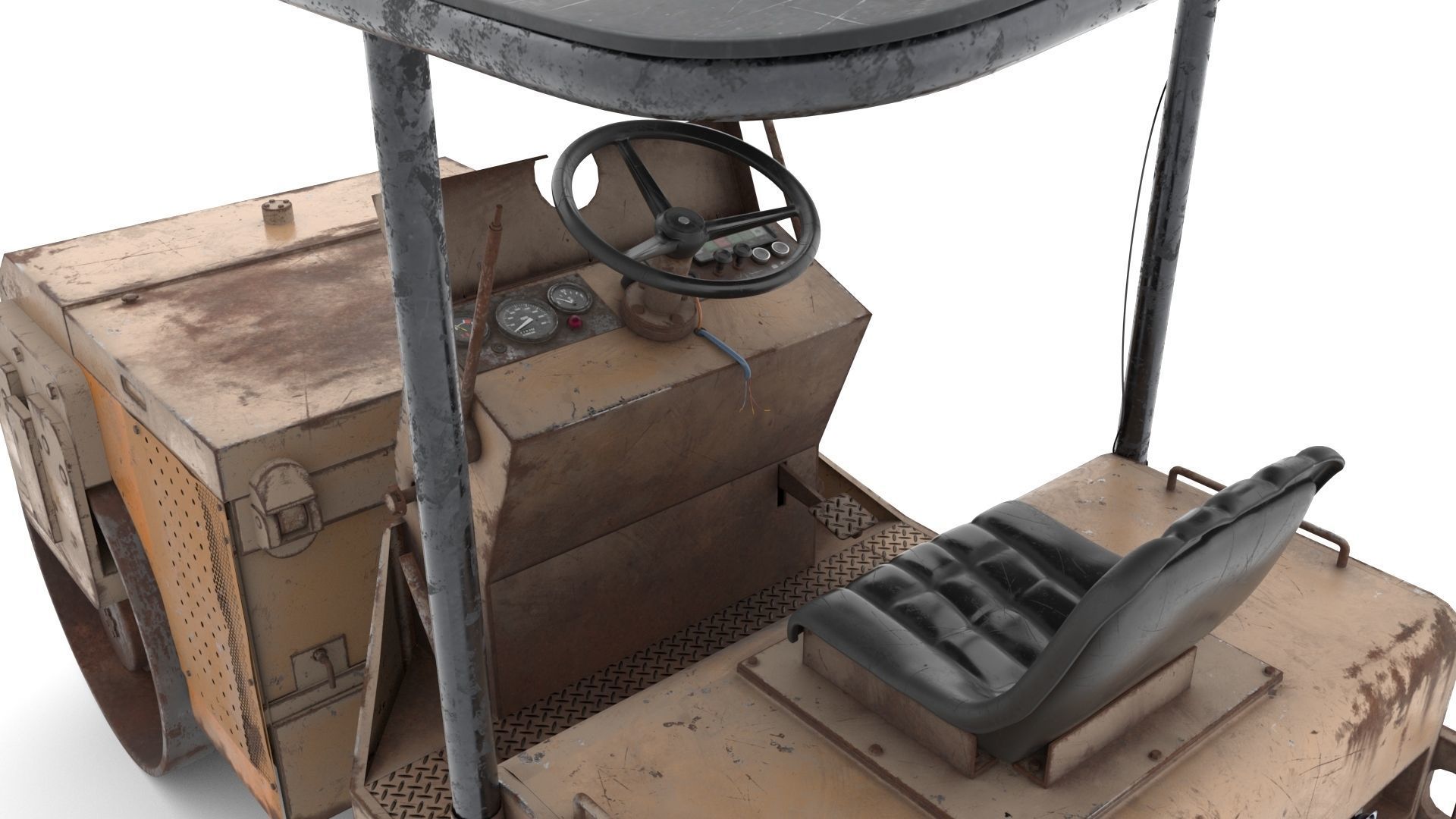 Construction roller MUC30W 3D model_5