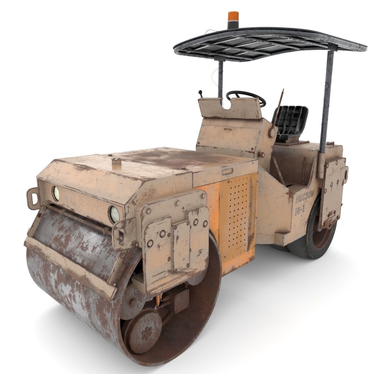 Construction roller MUC30W 3D model_9