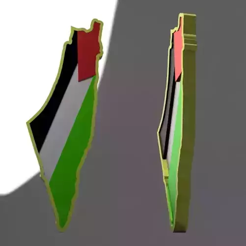 Palestine land  Free 3D model