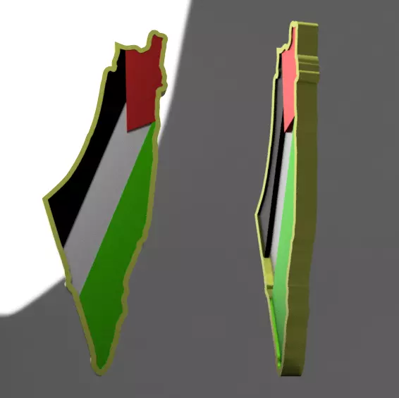 Palestine land Free 3D model