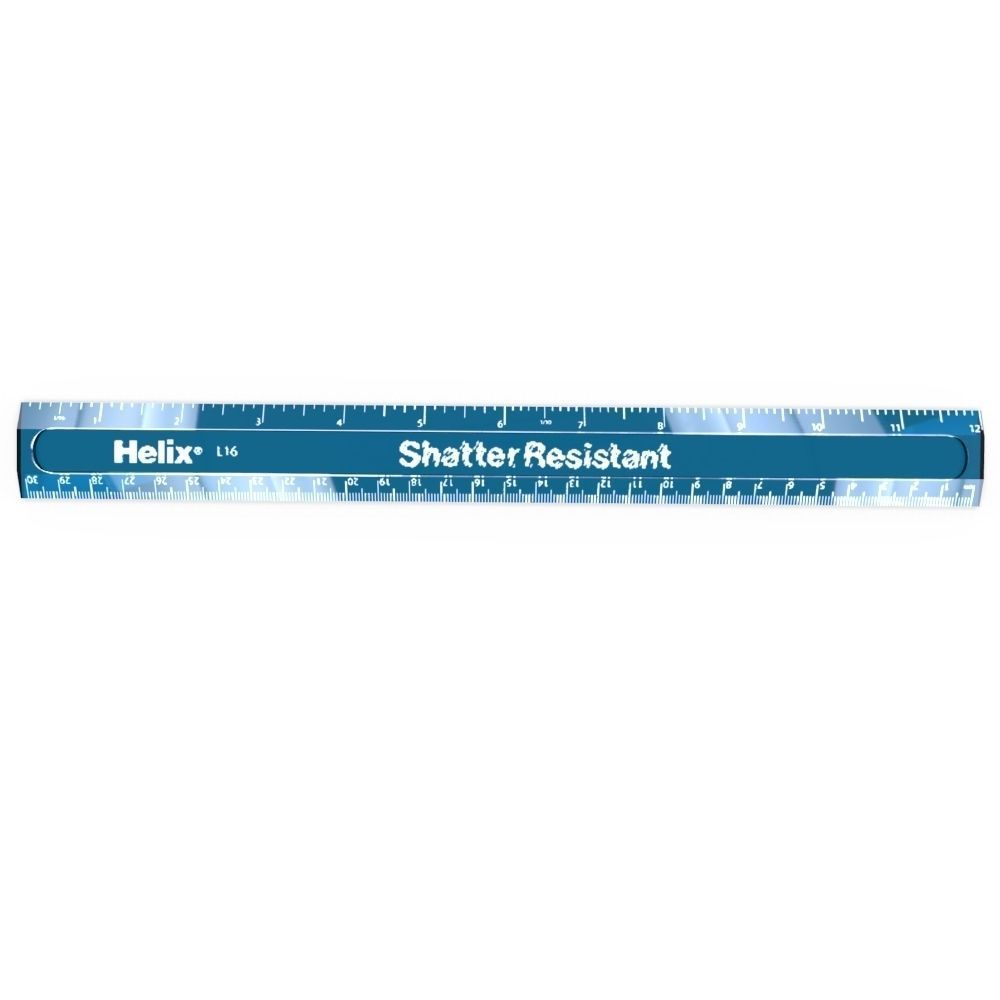 Shatter Resistant Ruler Low-poly 3D model_1