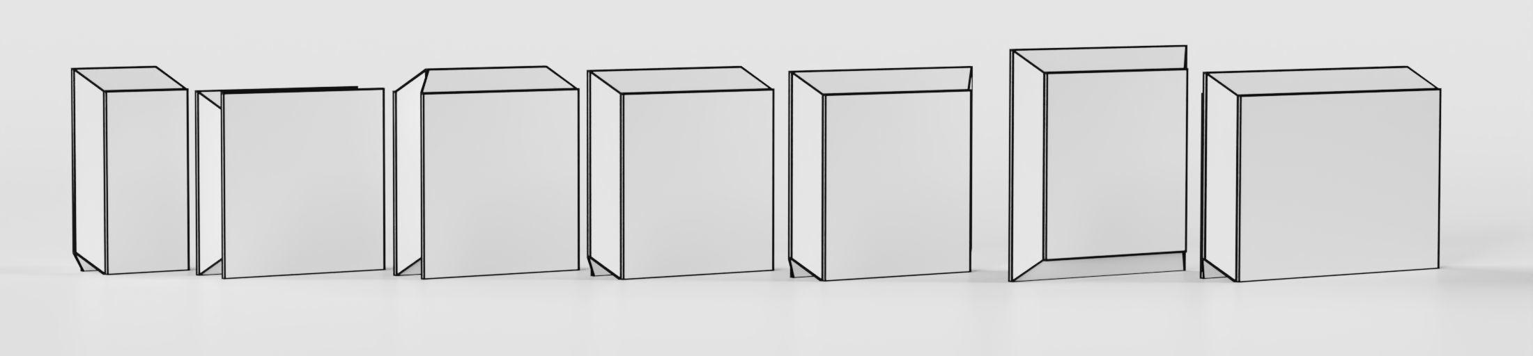 Chevron Interlocking Lead Block Radiation Shielding Low-poly 3D model_12