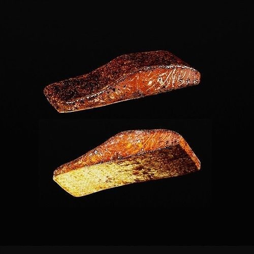 Roasted Salmon 1 3D model 5