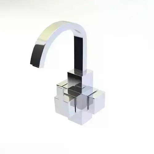 mixer bathroom faucet with squares