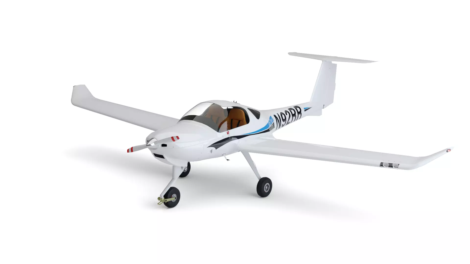 Aircraft Diamond DA20 3D model_0