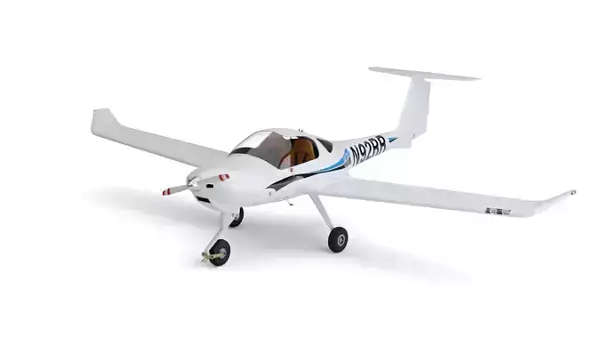 Aircraft Diamond DA20 3D model