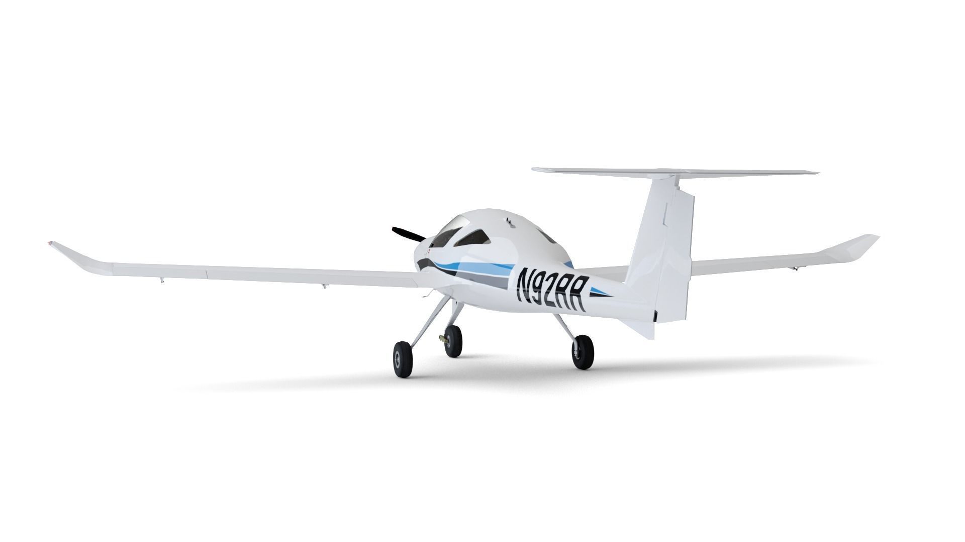 Aircraft Diamond DA20 3D model_5