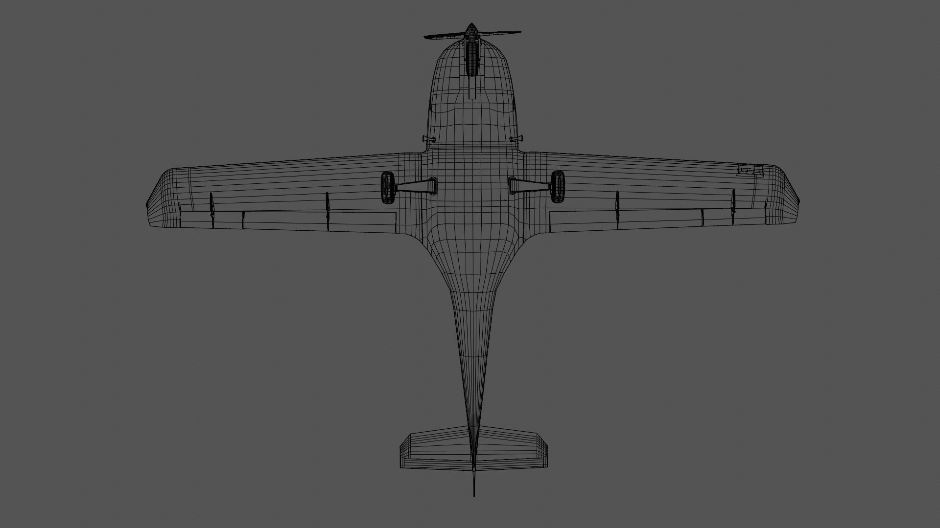 Aircraft Diamond DA20 3D model_16