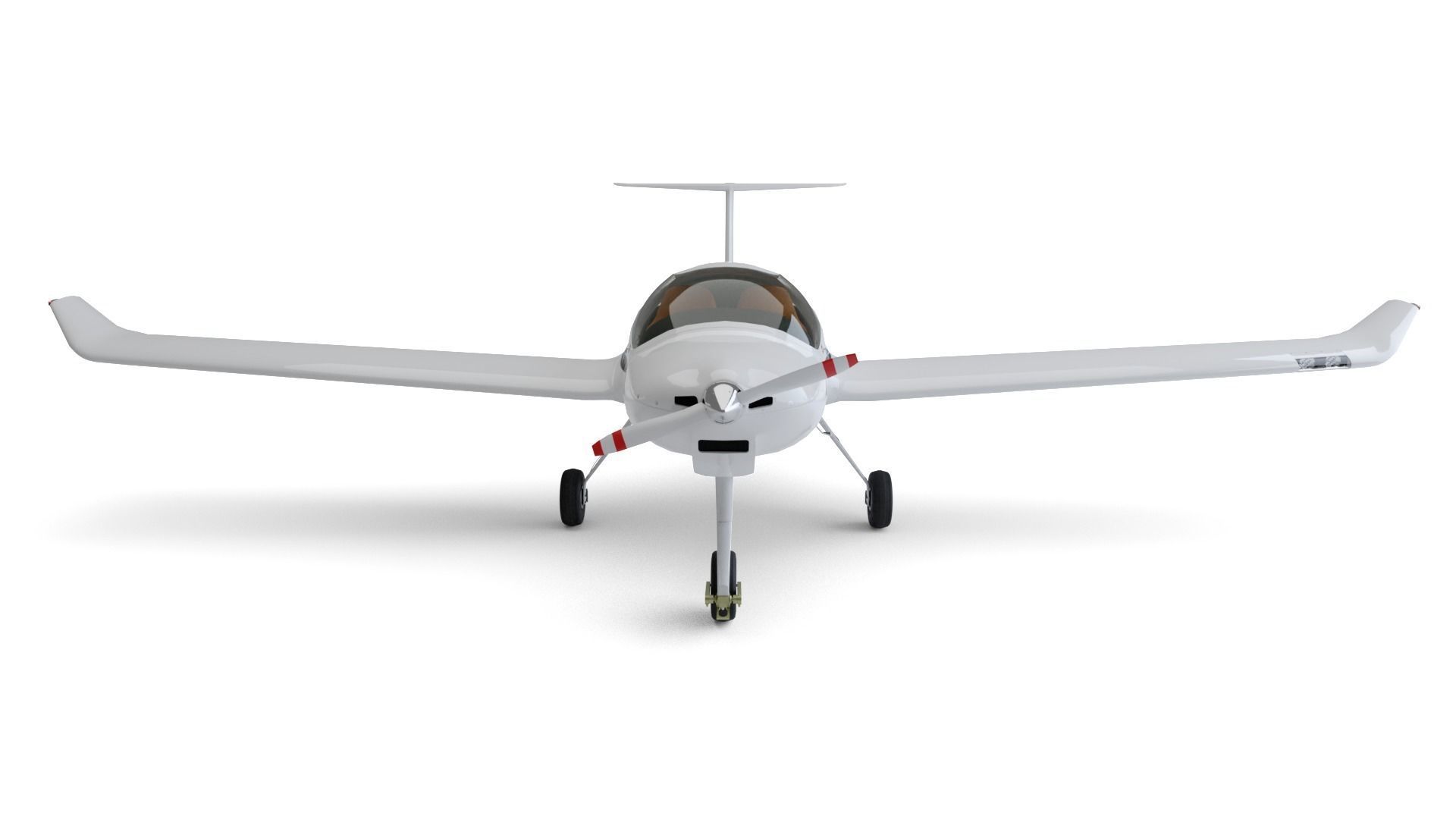 Aircraft Diamond DA20 3D model_2