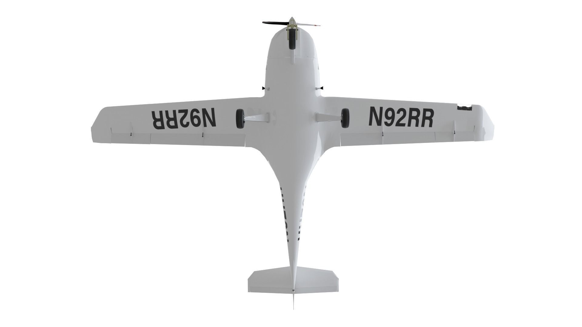 Aircraft Diamond DA20 3D model_6