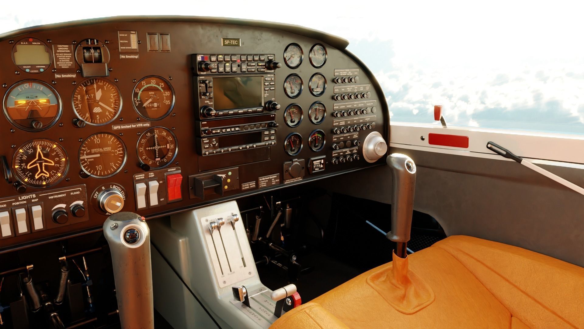 Aircraft Diamond DA20 3D model_11