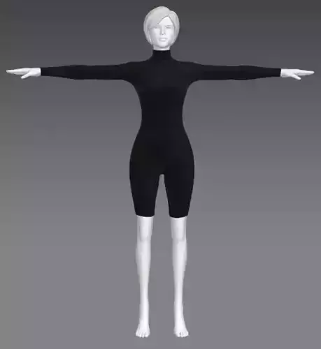 Woman Clothing T-Pose 437