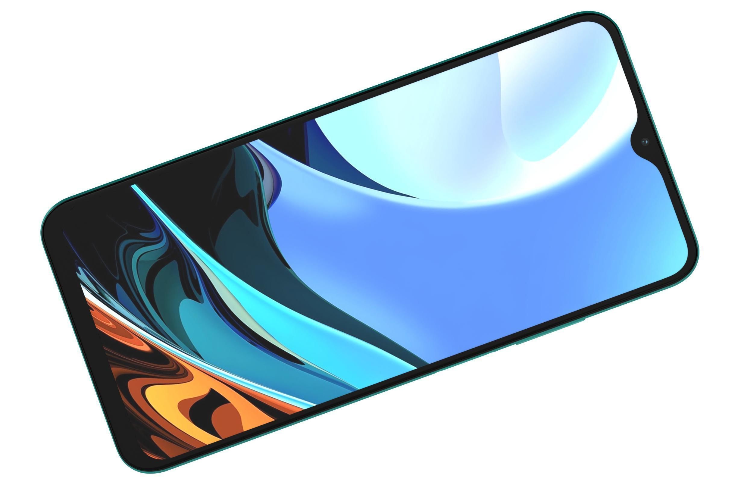 Xiaomi Redmi 9T Ocean Green 3D model_10