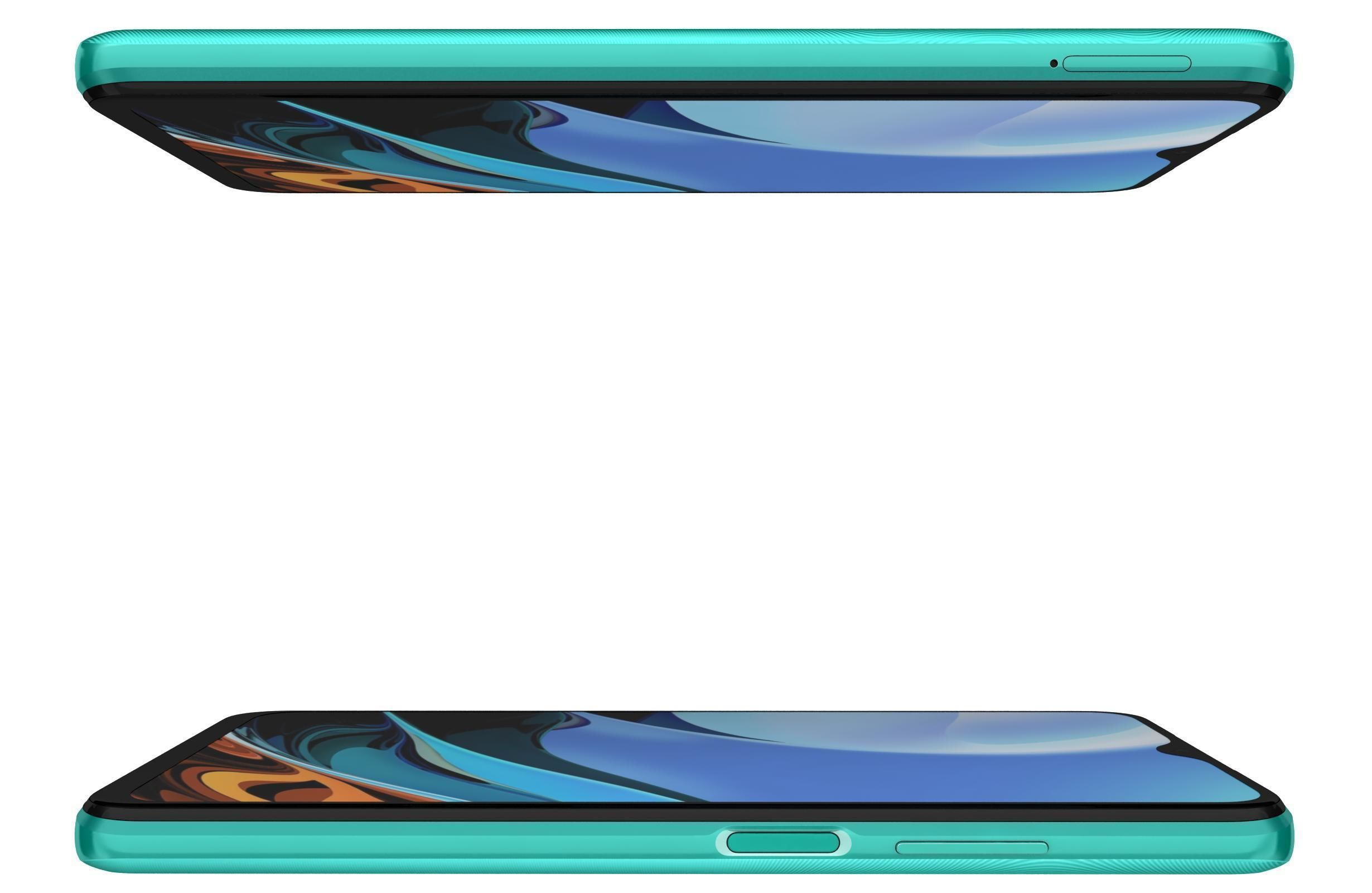 Xiaomi Redmi 9T Ocean Green 3D model_9