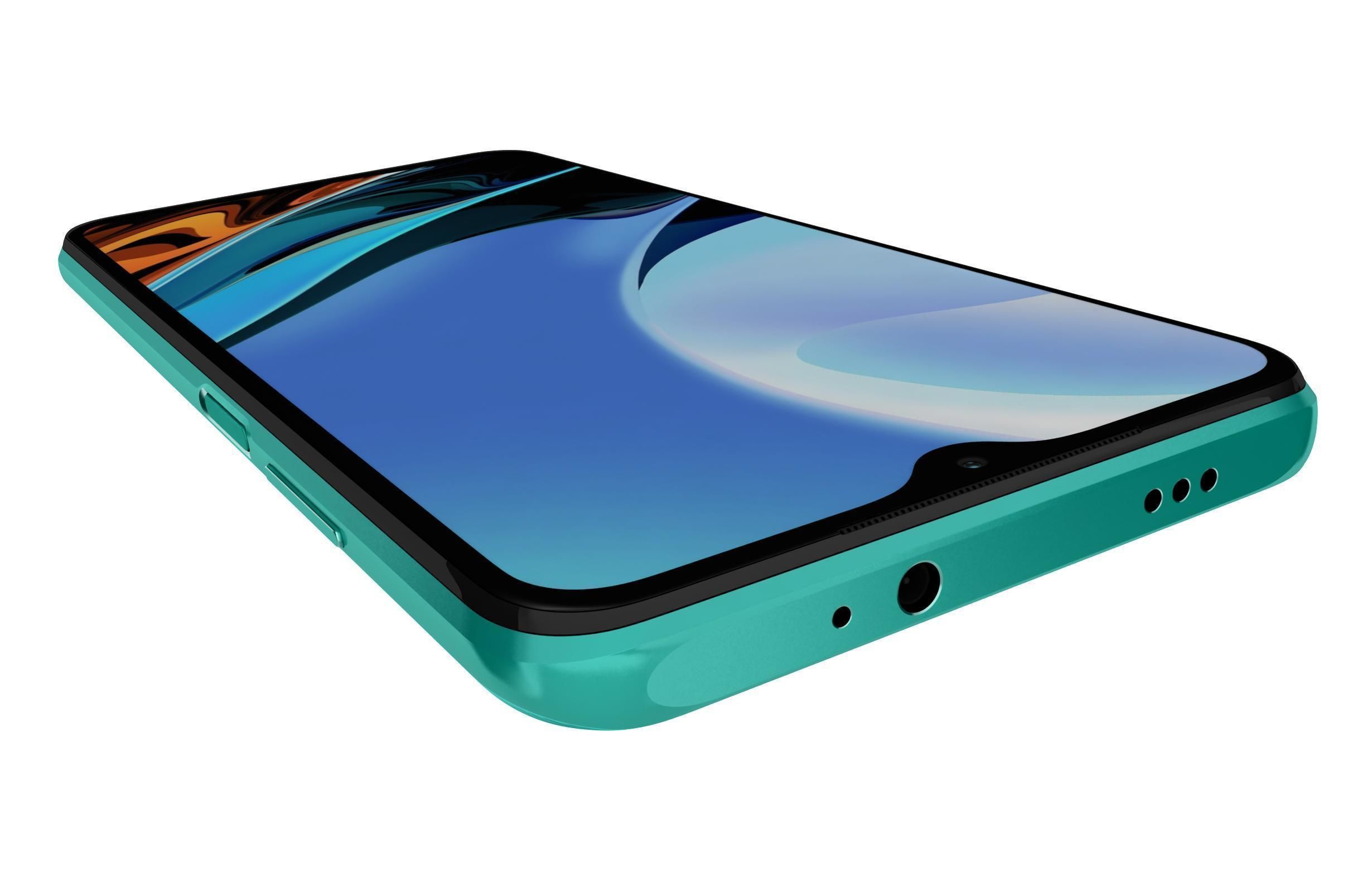 Xiaomi Redmi 9T Ocean Green 3D model_12