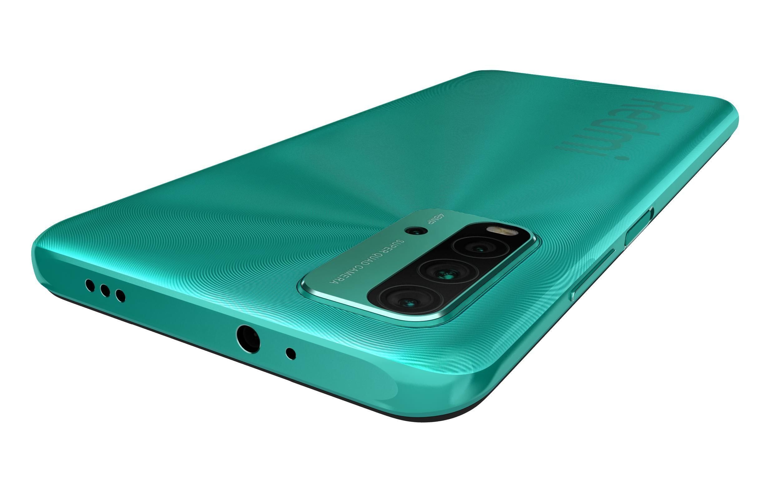Xiaomi Redmi 9T Ocean Green 3D model_14