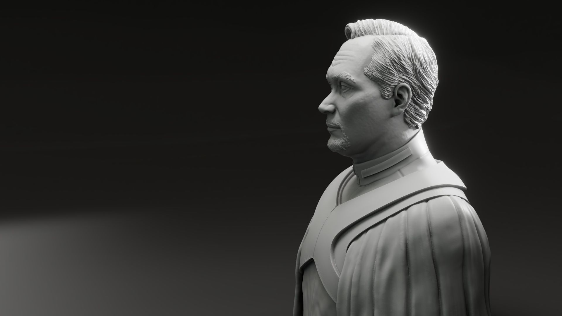 Jimmy Smits - Bail Organa - Star Wars Revenge of the Sith 3D print model_16