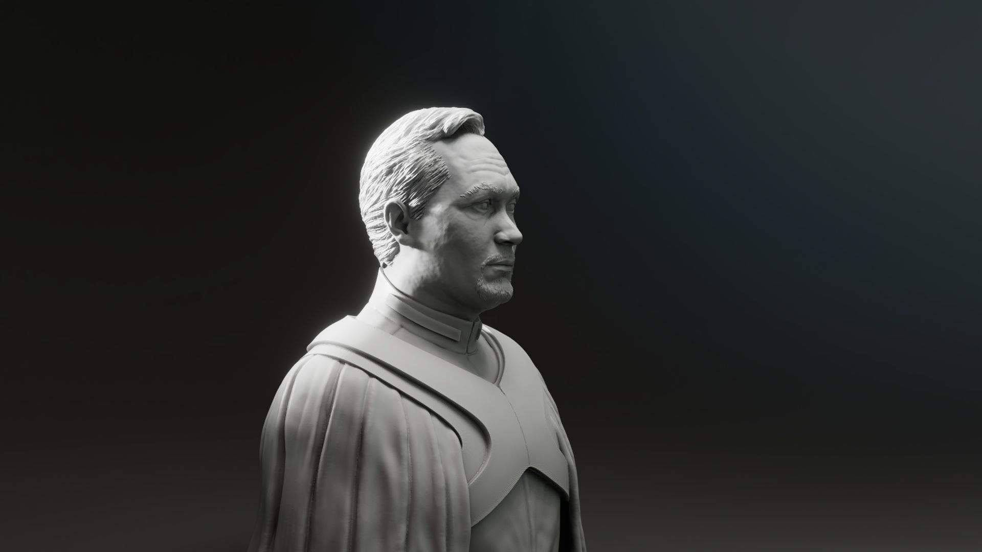 Jimmy Smits - Bail Organa - Star Wars Revenge of the Sith 3D print model_3