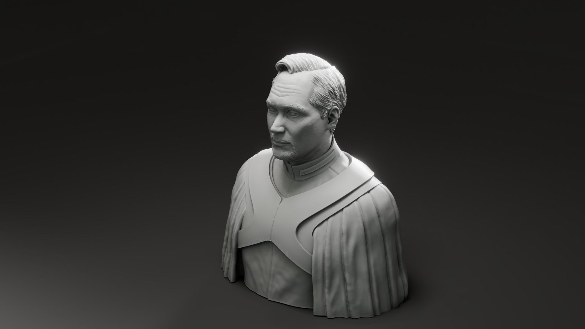 Jimmy Smits - Bail Organa - Star Wars Revenge of the Sith 3D print model_4