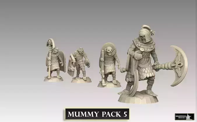 Mummy Pack 5 3D print model