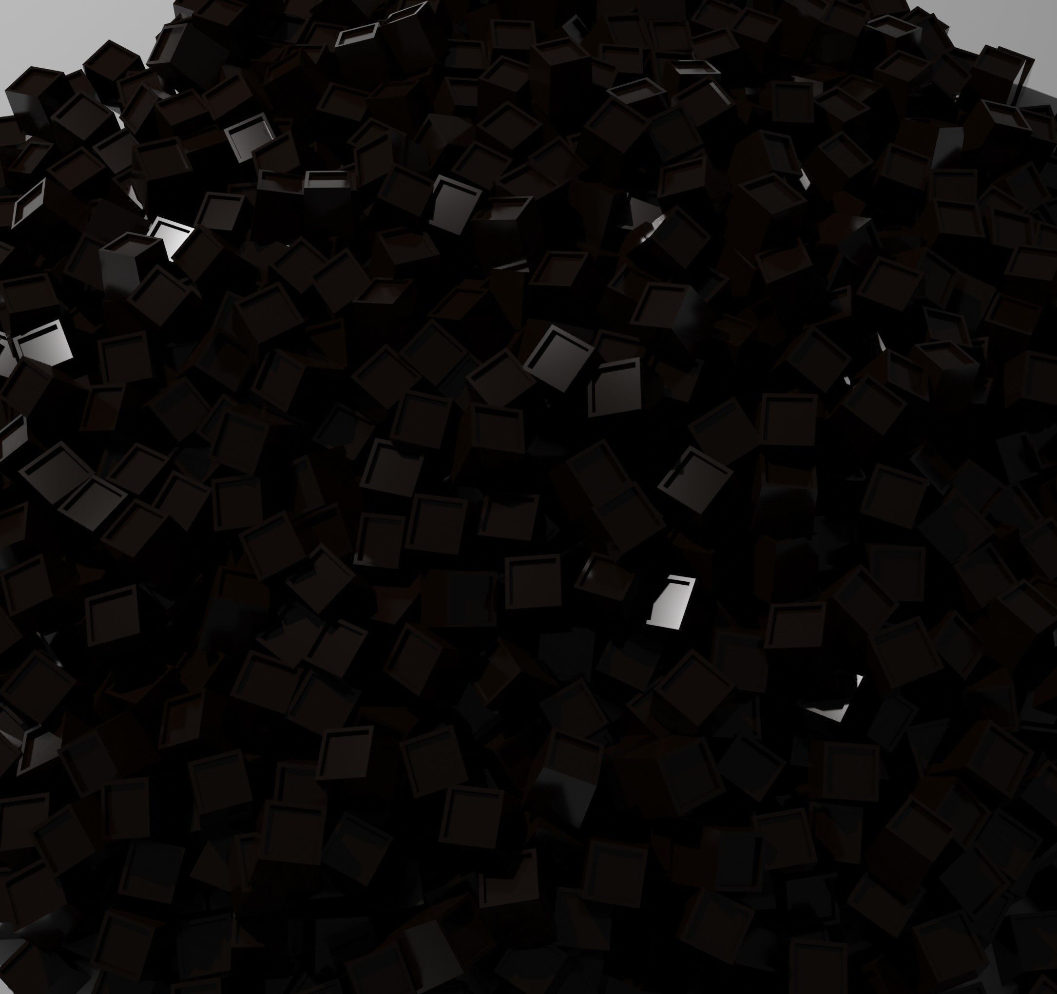 chocloates cubes 3D model_4