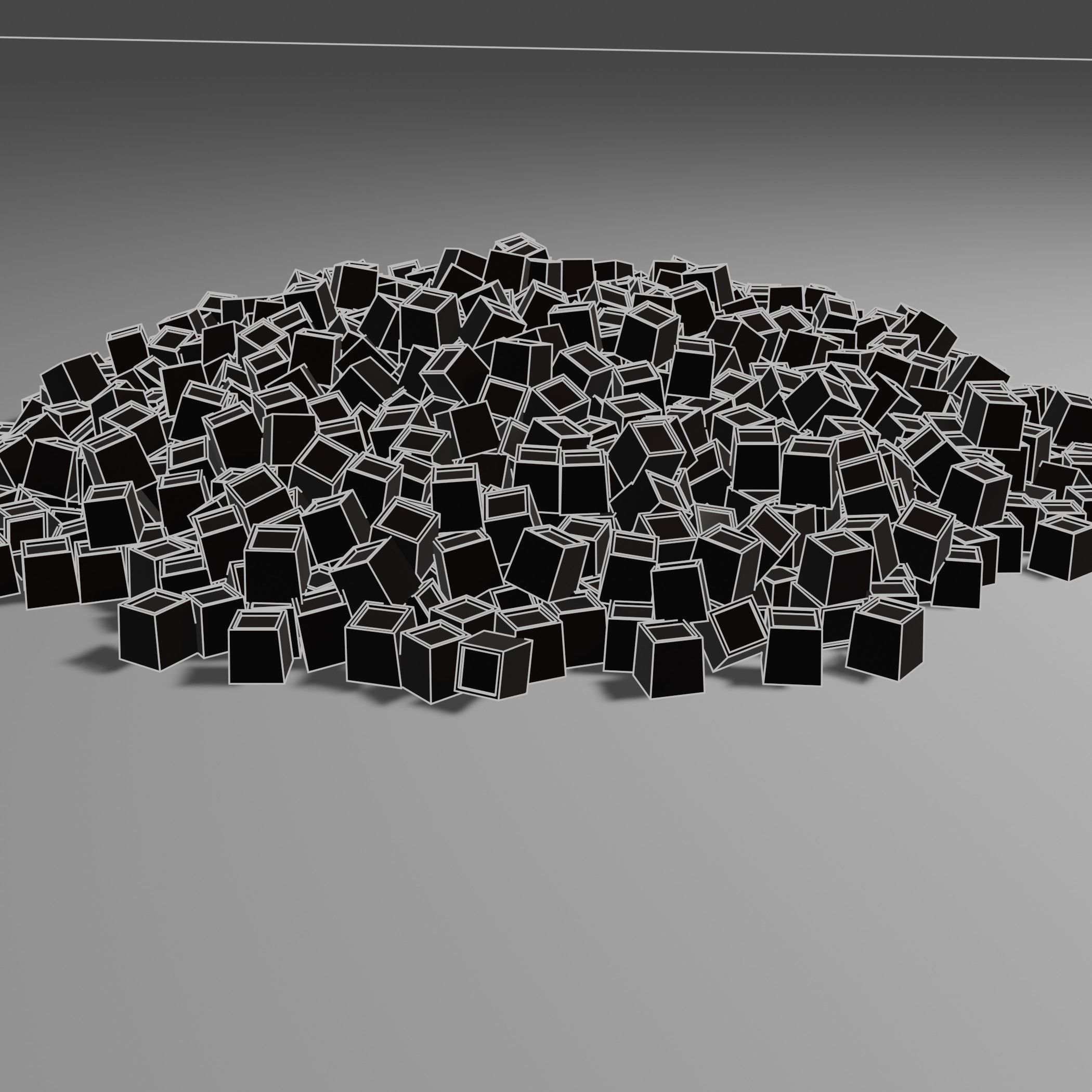 chocloates cubes 3D model_7
