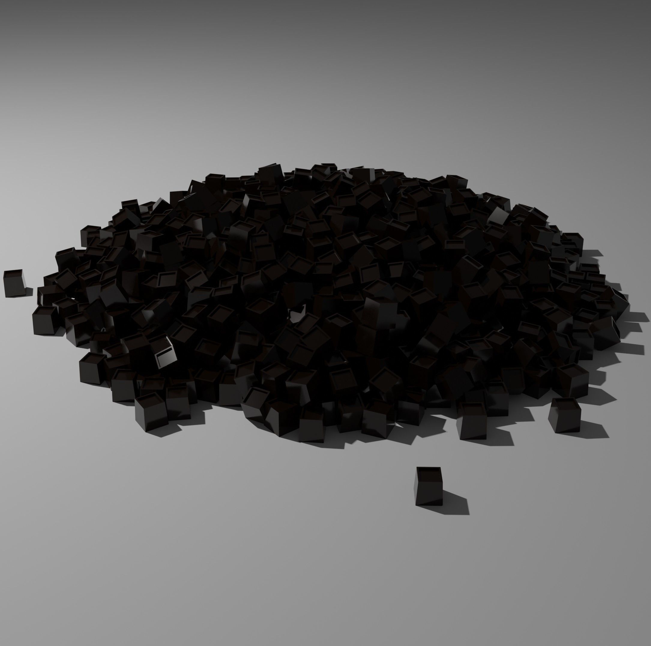 chocloates cubes 3D model_2