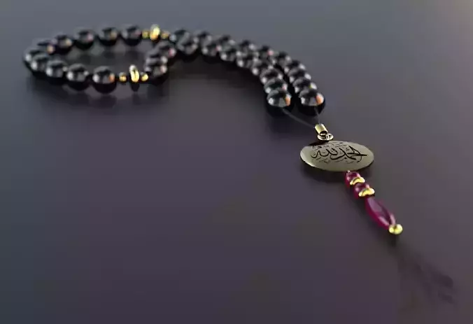 rosary islamic 3D model