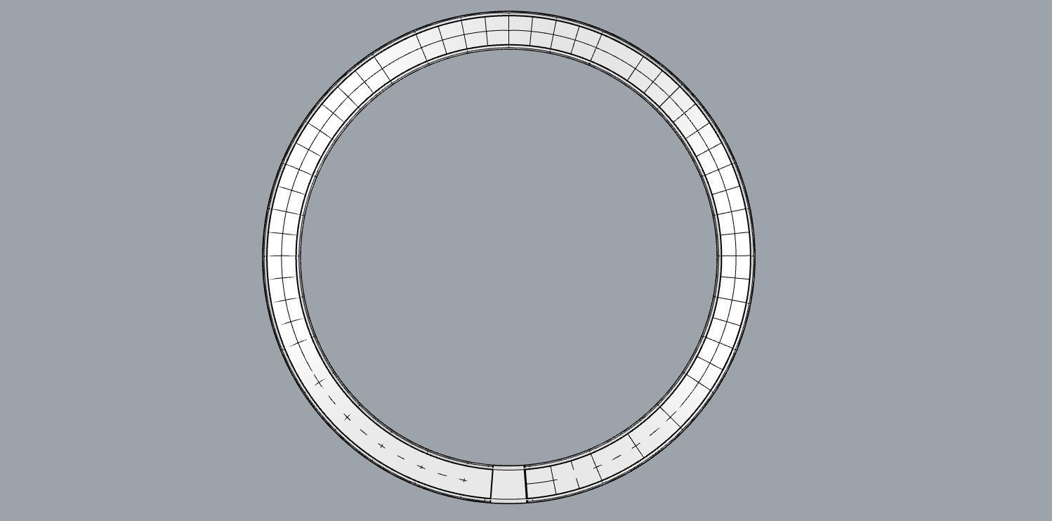 Honeycomb ring 00 3D print model_15