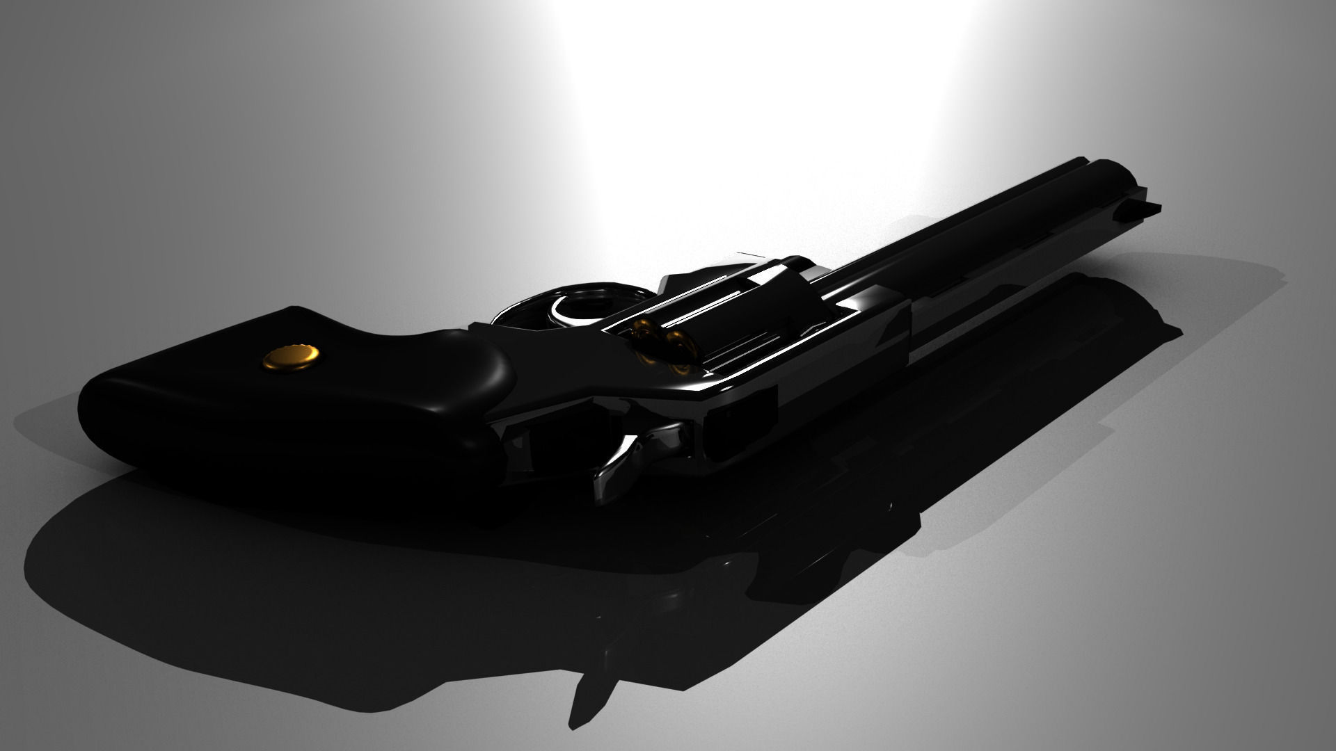 Colt Python Low-poly 3D model_4