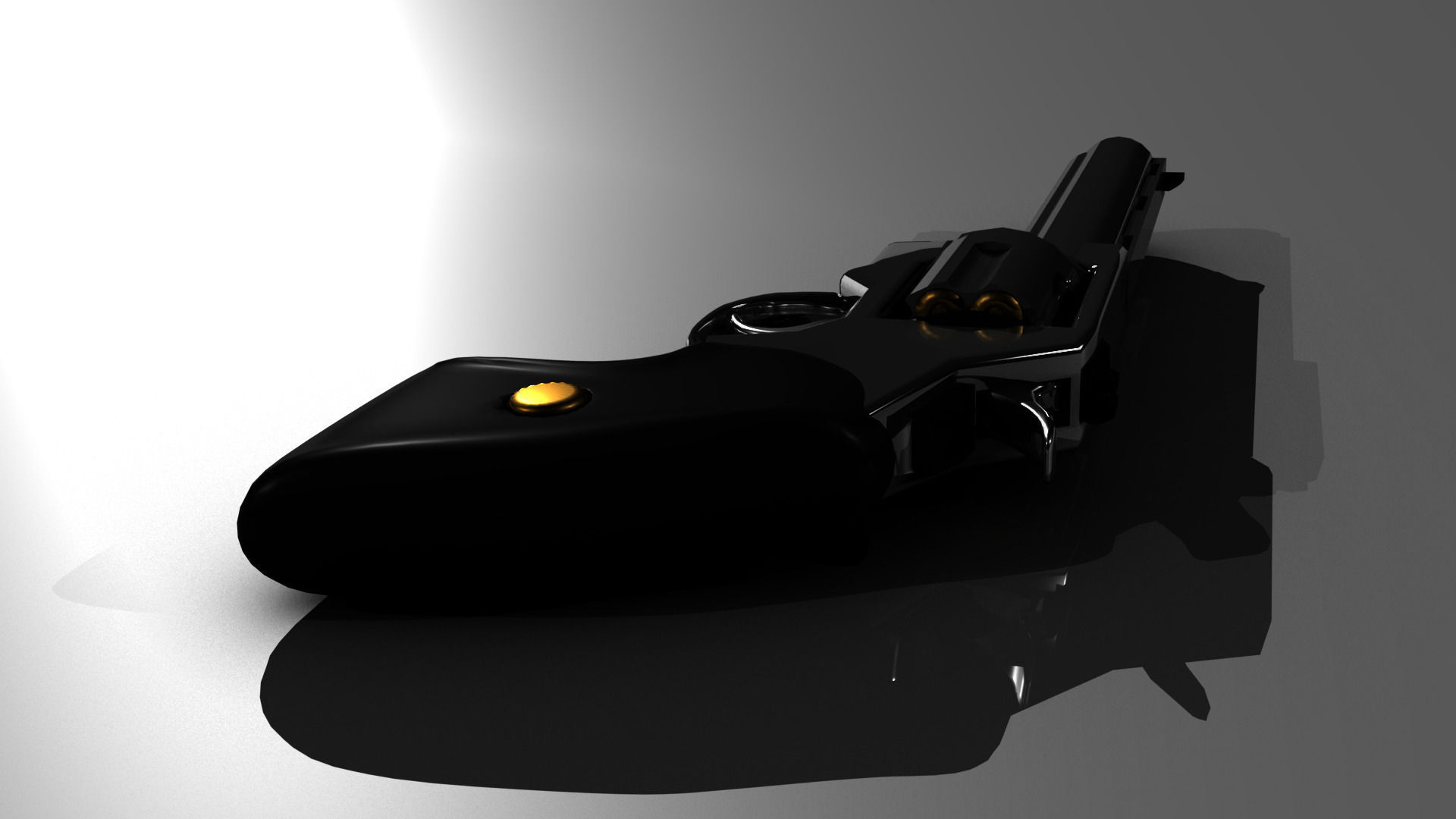 Colt Python Low-poly 3D model_3