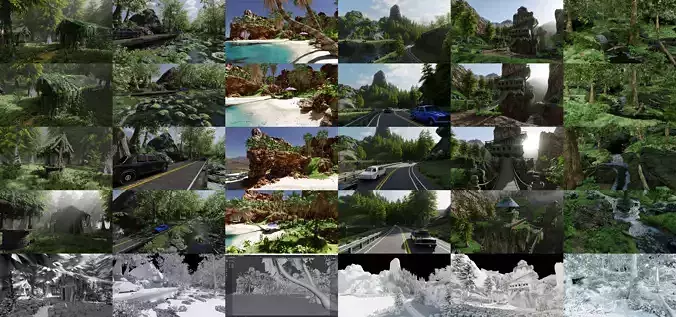 Exterior Landscape pack collection 