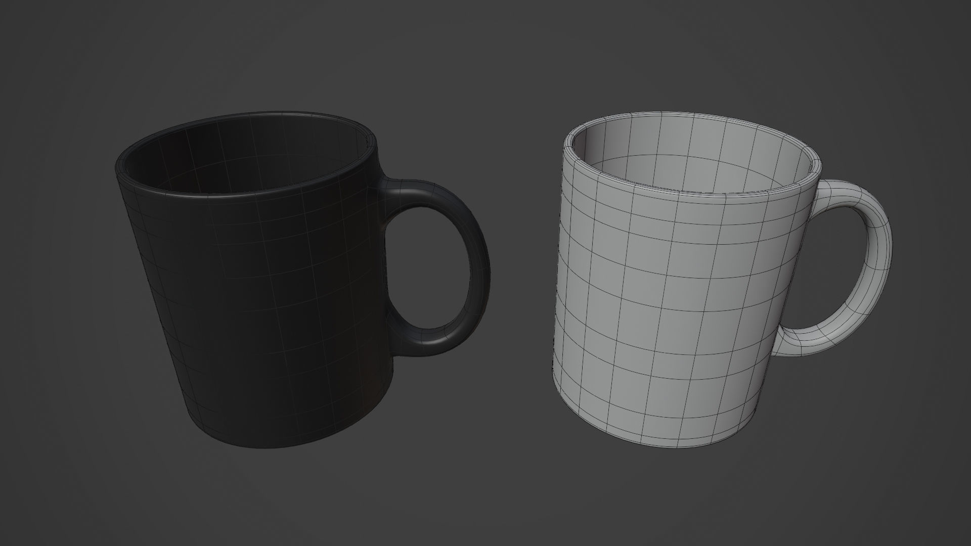 Coffee Tea Mug with funny inscription 3D model_9