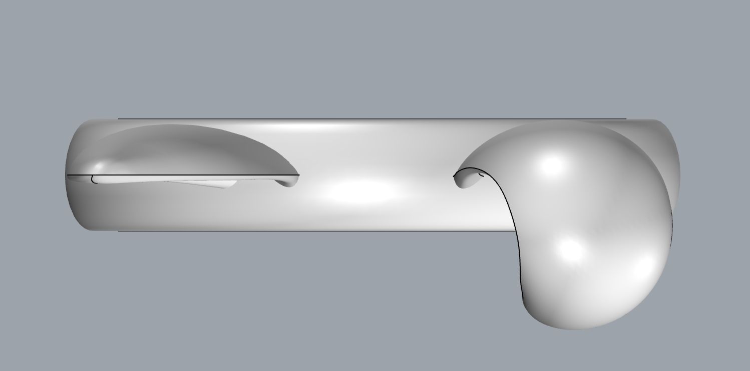 Cute Rabbit Ears Ring 3D print model_18