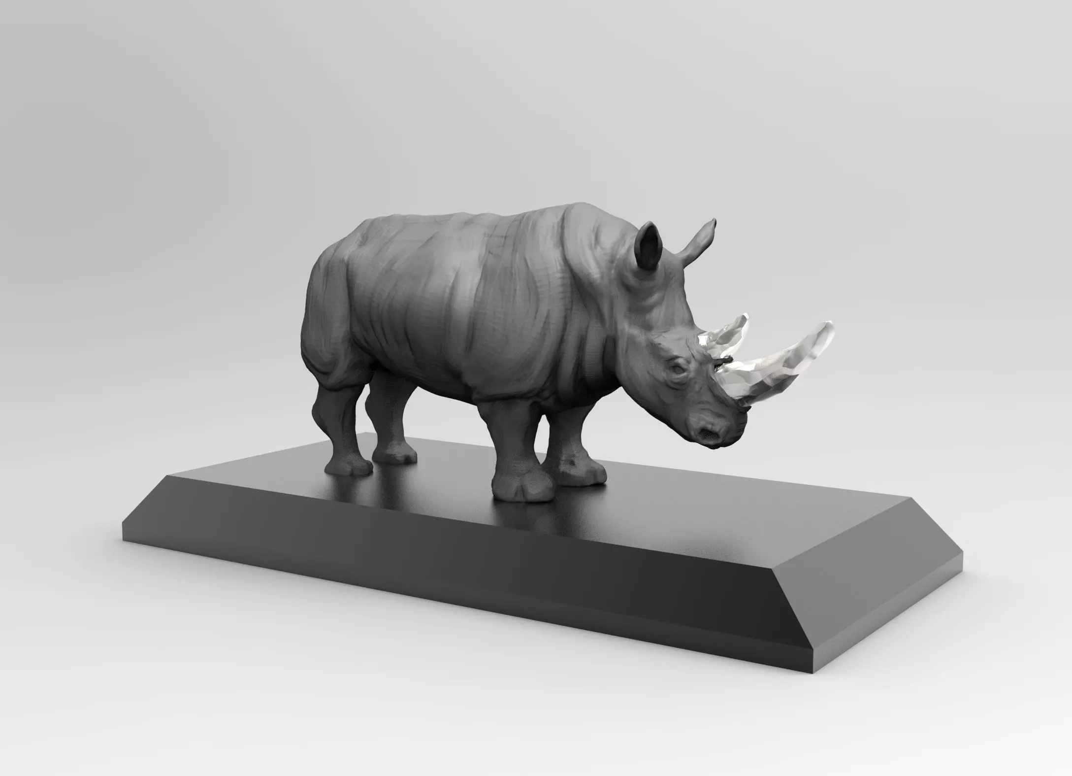 DC003S - Rhino - Endangered Animal Series 3D print model_0