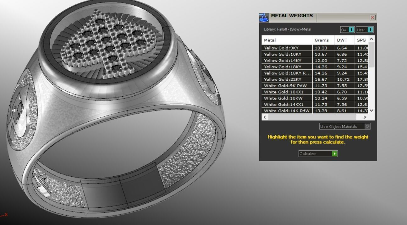 Spades Card Ring 3D print model_14