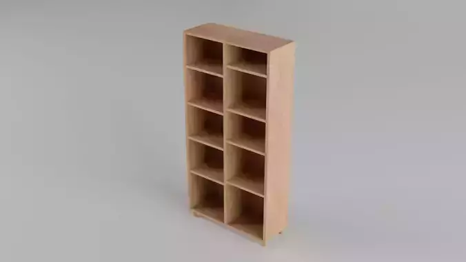 bookshelf wooden bookcase with four shelves