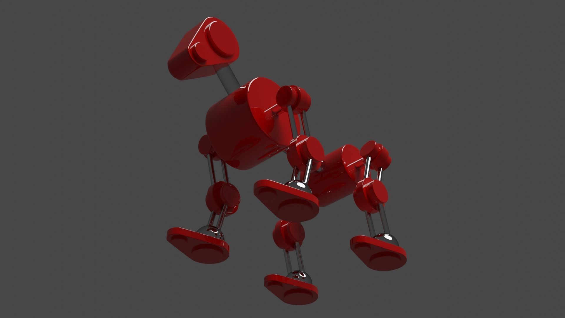 Robot Dog 3D model_2