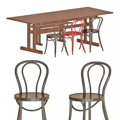  KLIMPFJALL Table and Chairs
