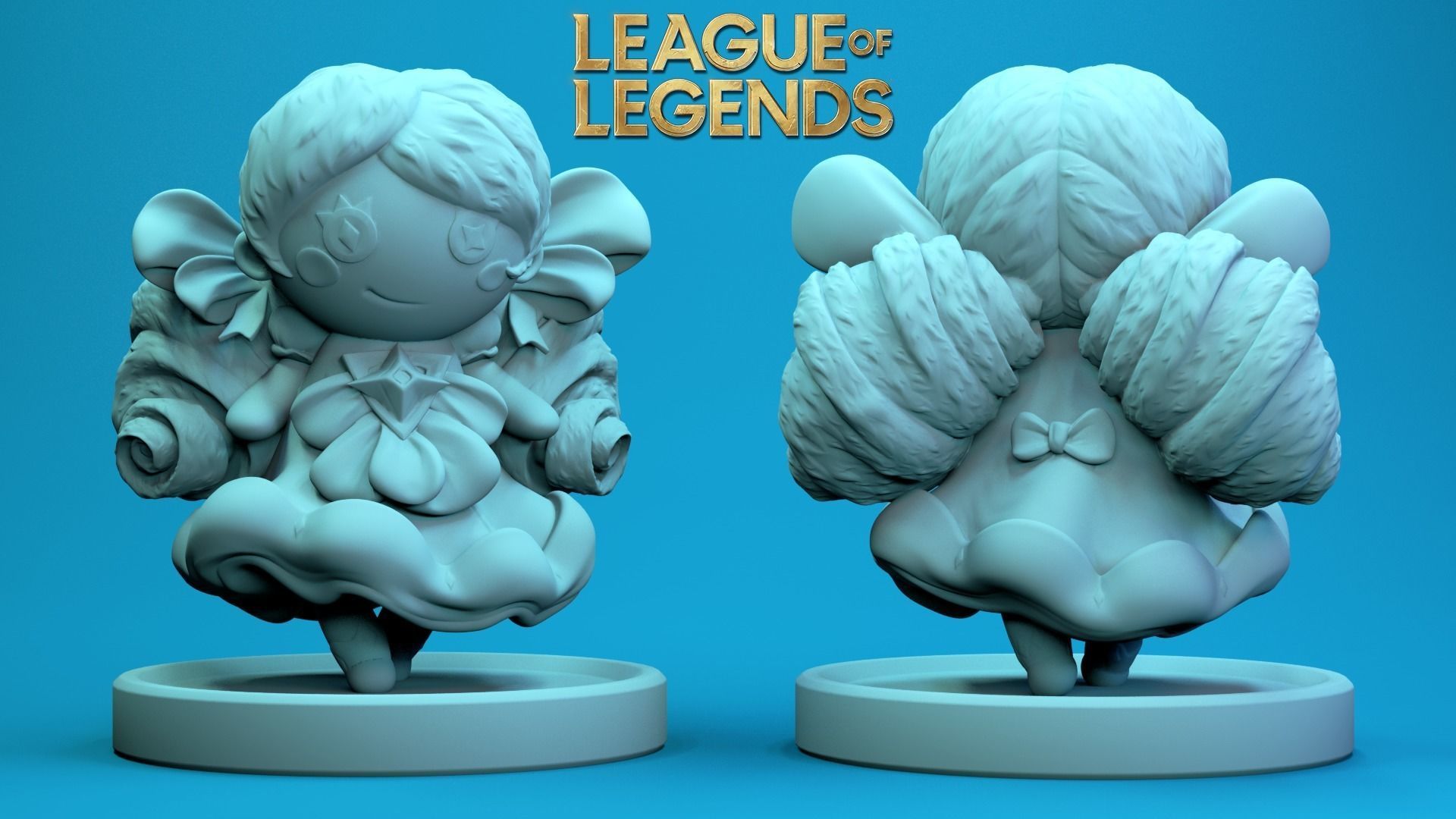 Gwen - League of legends - STL - 3D Print 3D print model 3D print model_2