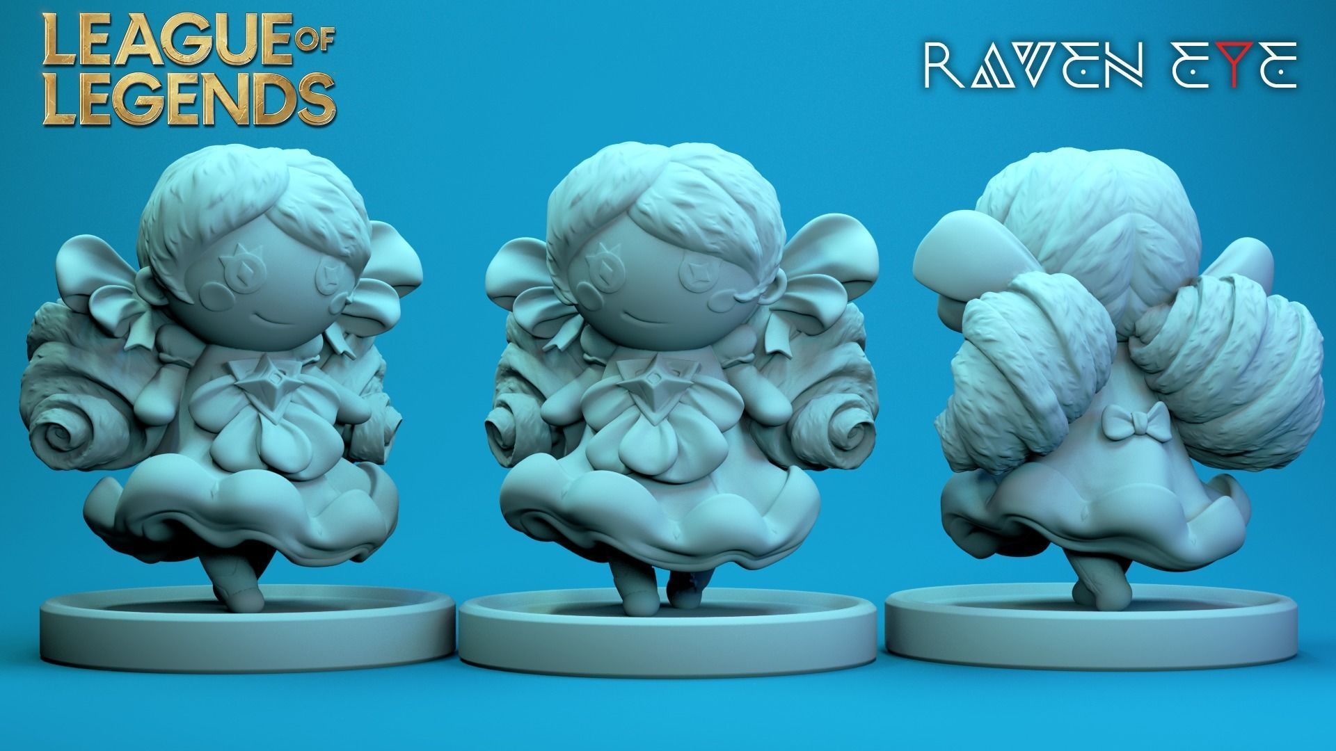Gwen - League of legends - STL - 3D Print 3D print model 3D print model_3