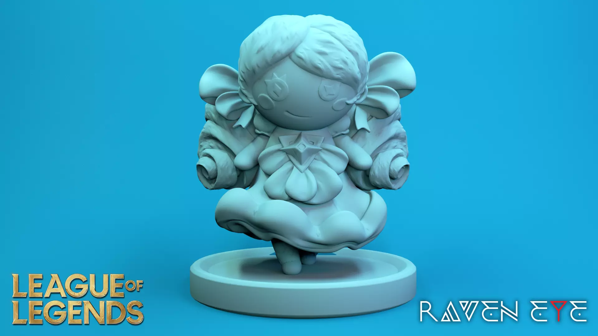 Gwen - League of legends - STL - 3D Print 3D print model 3D print model_0