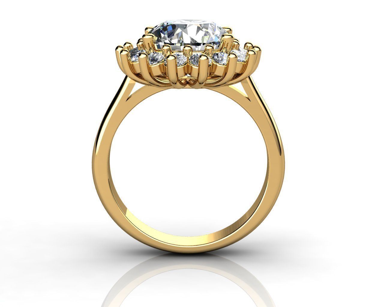 Diamond Ring CT 3D print model_1
