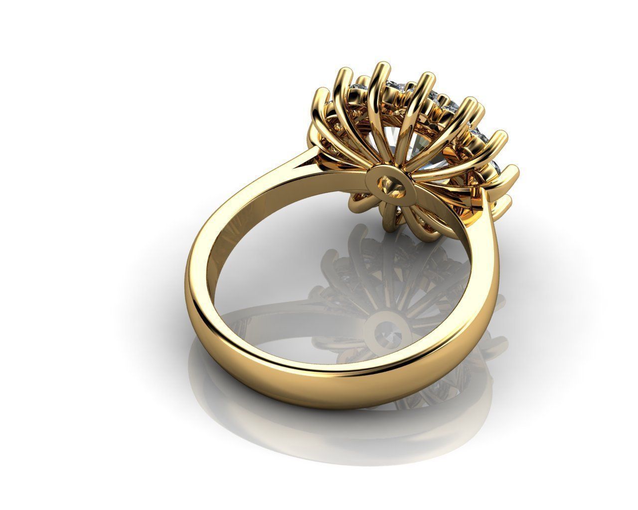 Diamond Ring CT 3D print model_3