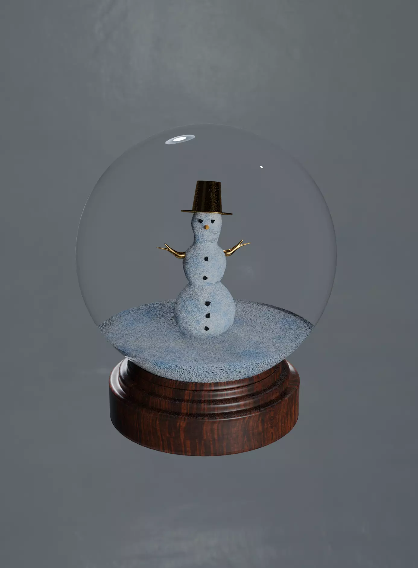 Snow Globe 3D model_0