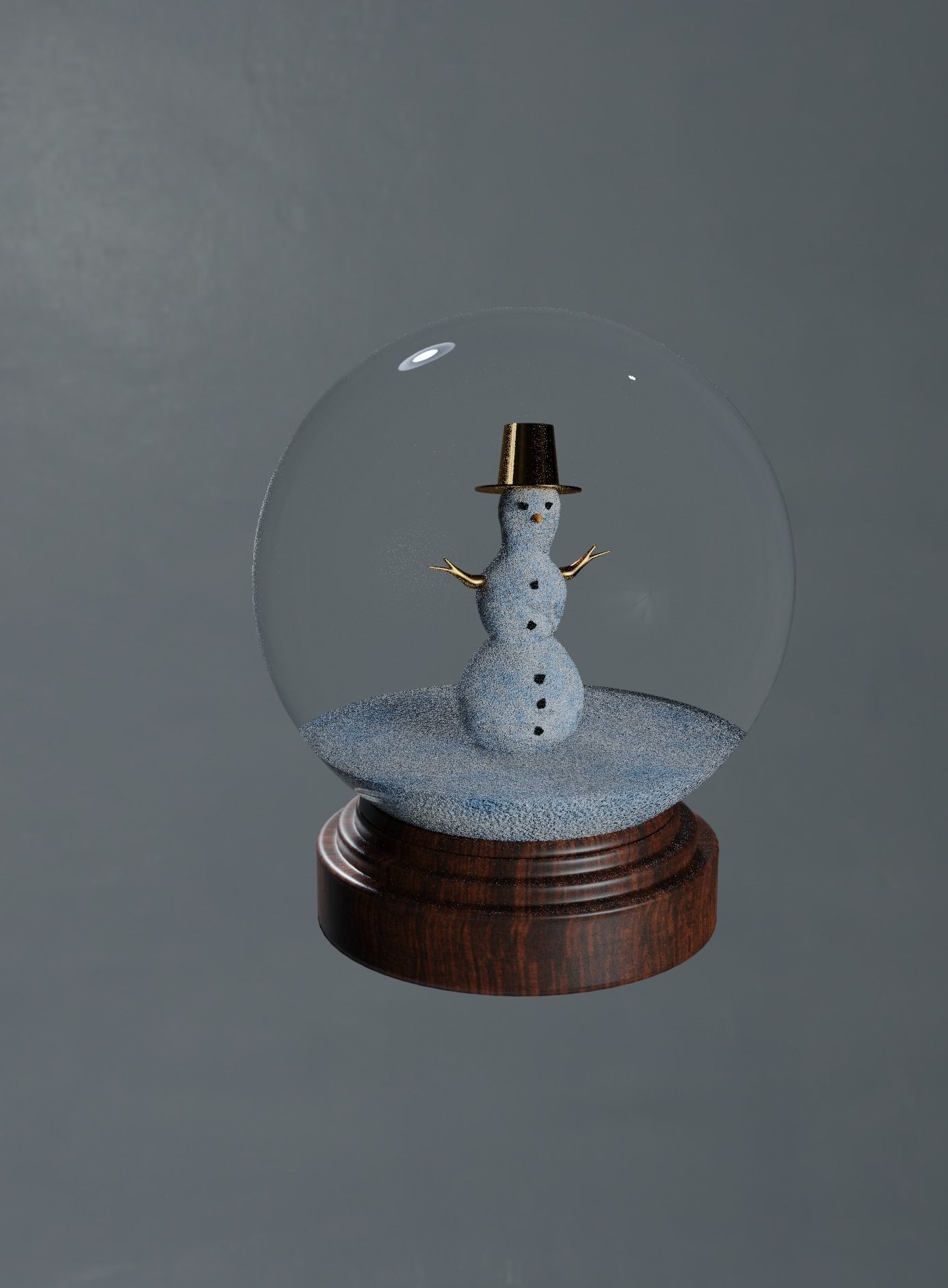 Snow Globe 3D model_1
